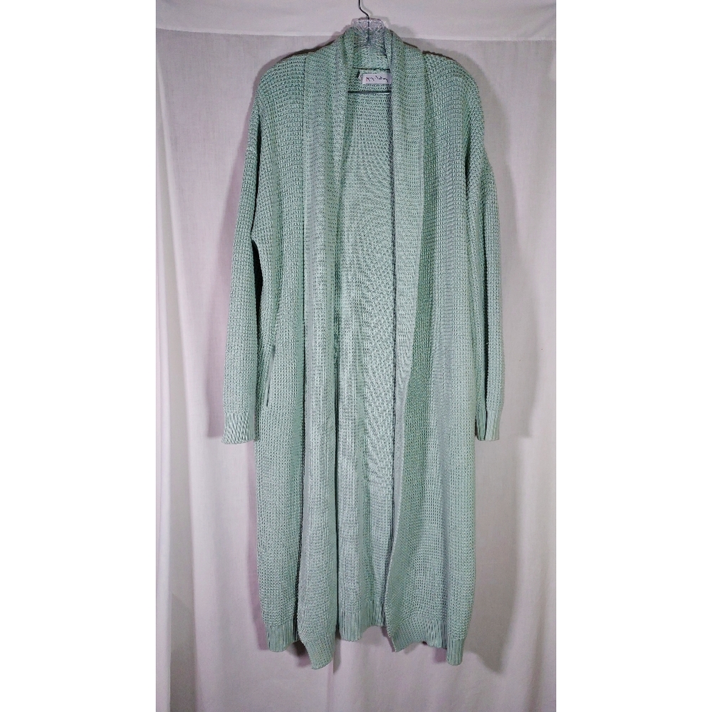 Petal & Pup Herringbone Open Front Cardigan Women… - image 1